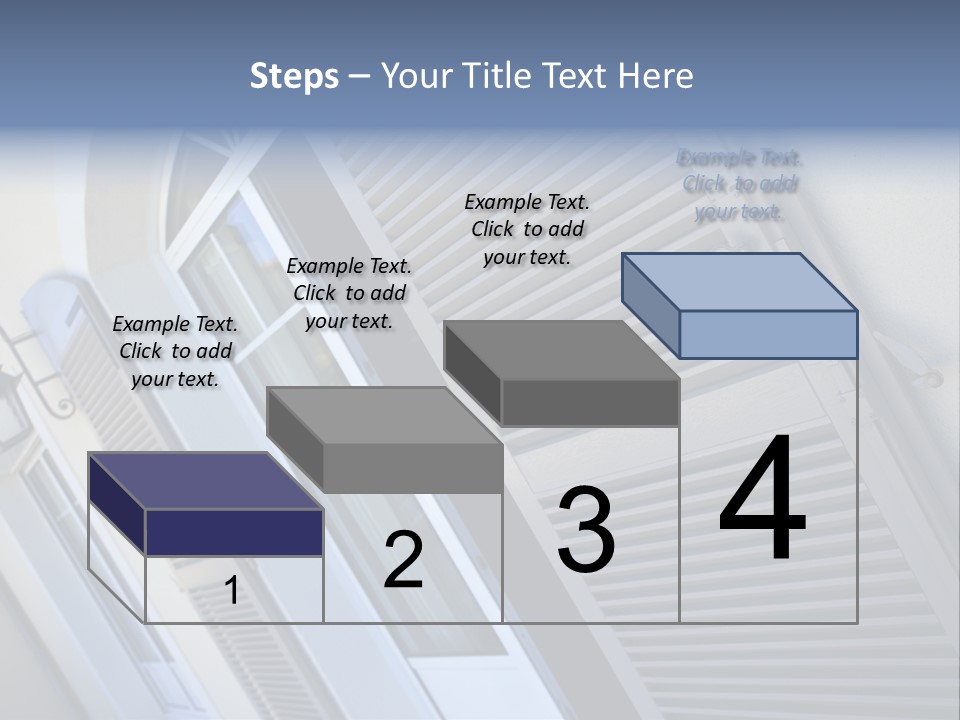 New Residence Flat House PowerPoint Template