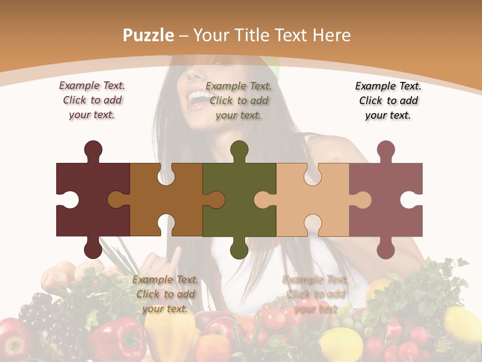 White Person Whiten PowerPoint Template