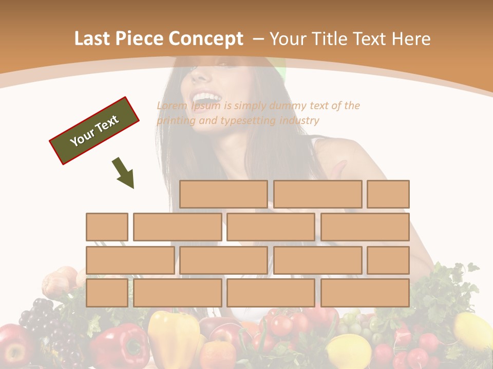 White Person Whiten PowerPoint Template