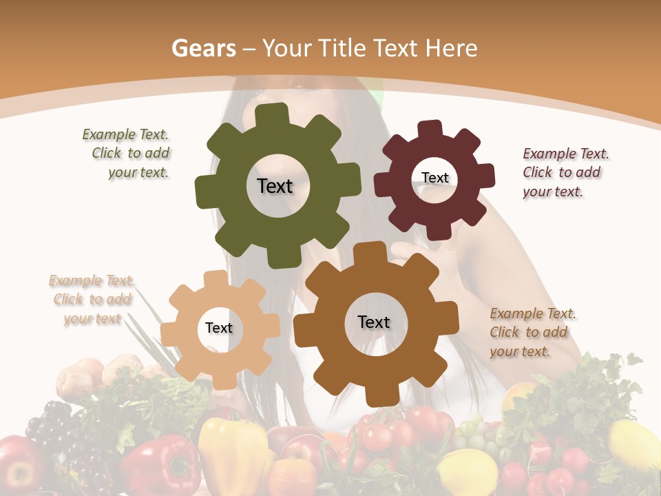 White Person Whiten PowerPoint Template