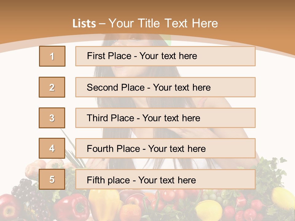 White Person Whiten PowerPoint Template