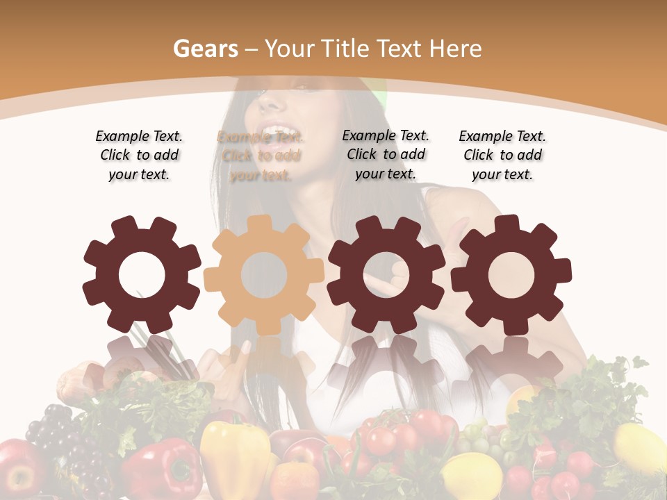 White Person Whiten PowerPoint Template