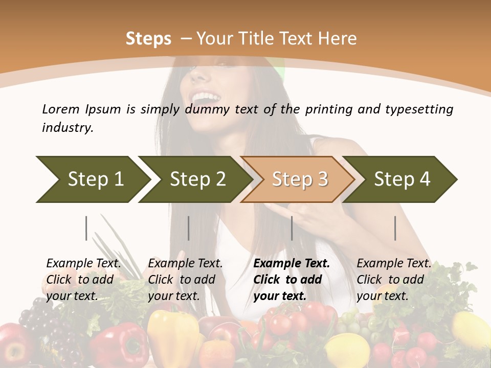 White Person Whiten PowerPoint Template