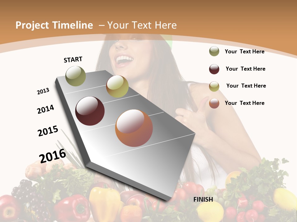 White Person Whiten PowerPoint Template
