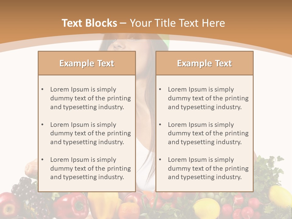 White Person Whiten PowerPoint Template