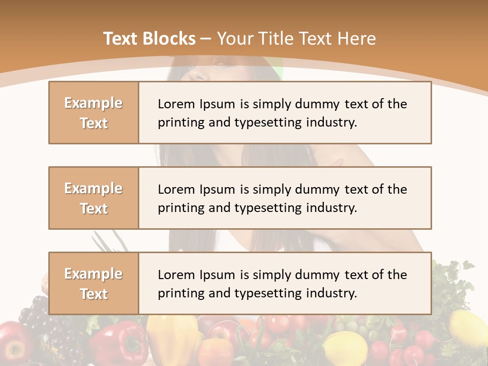 White Person Whiten PowerPoint Template
