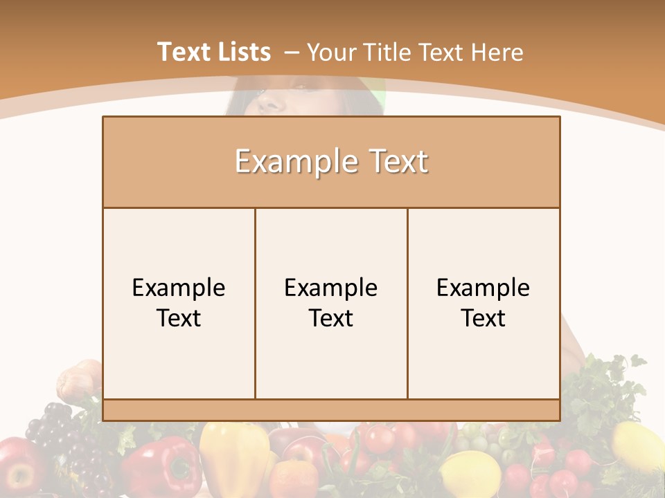 White Person Whiten PowerPoint Template