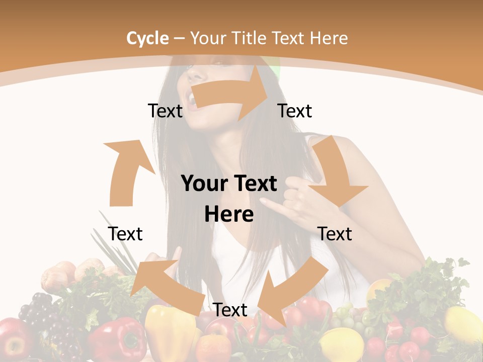 White Person Whiten PowerPoint Template
