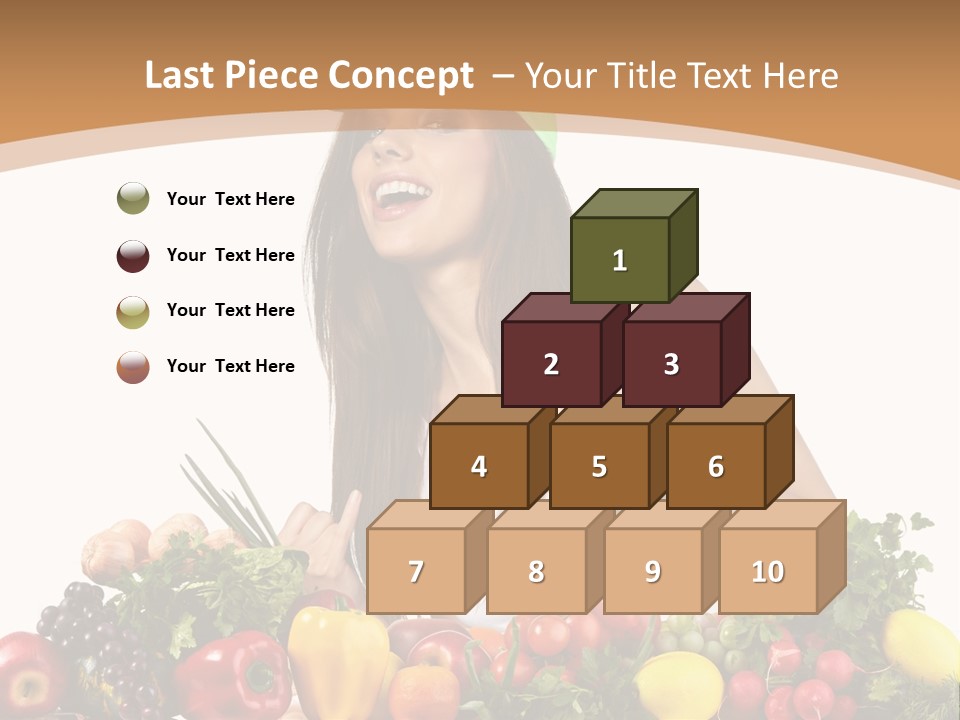 White Person Whiten PowerPoint Template