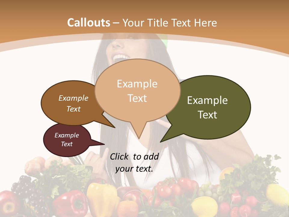 White Person Whiten PowerPoint Template