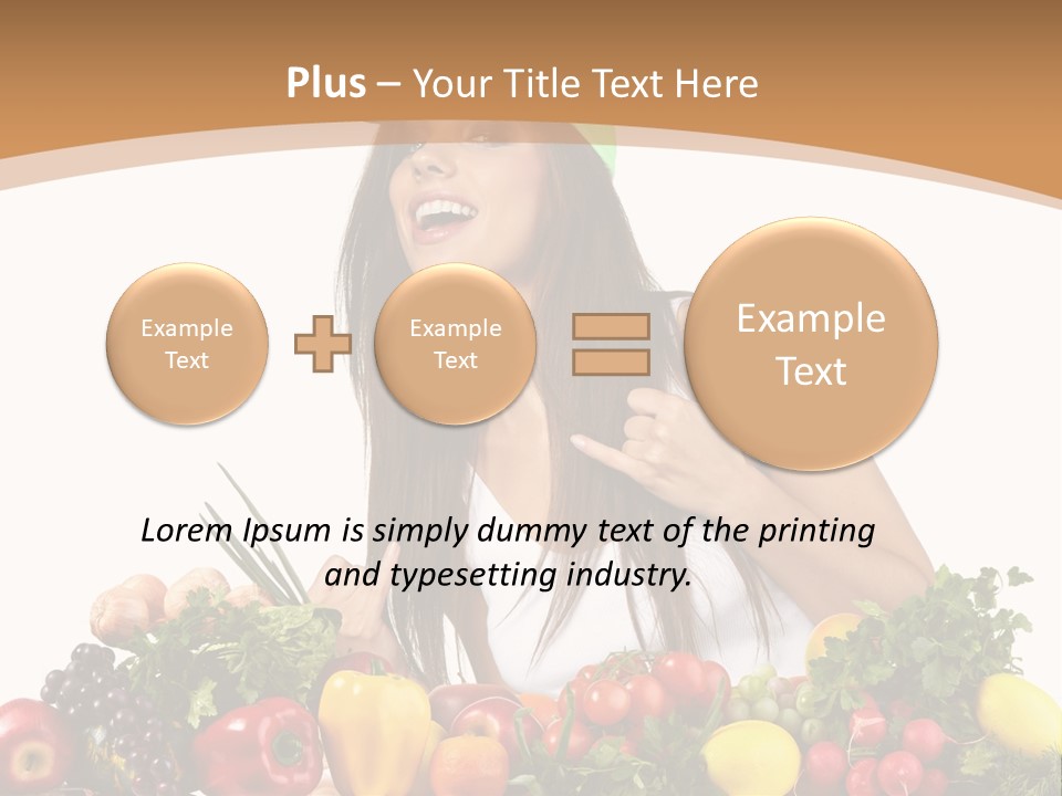 White Person Whiten PowerPoint Template