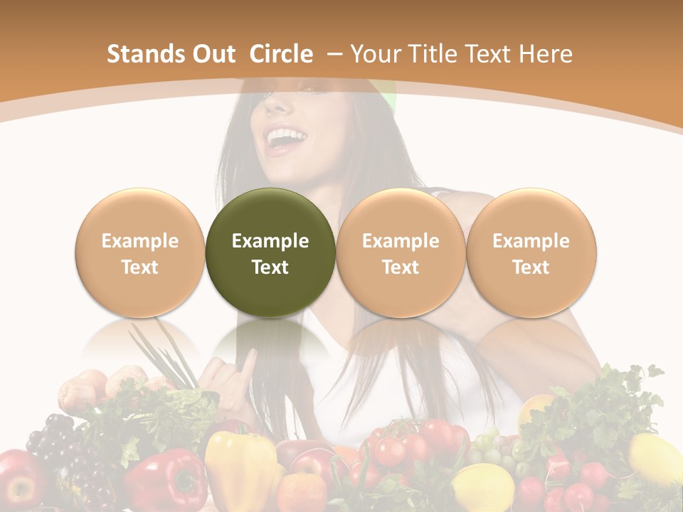 White Person Whiten PowerPoint Template