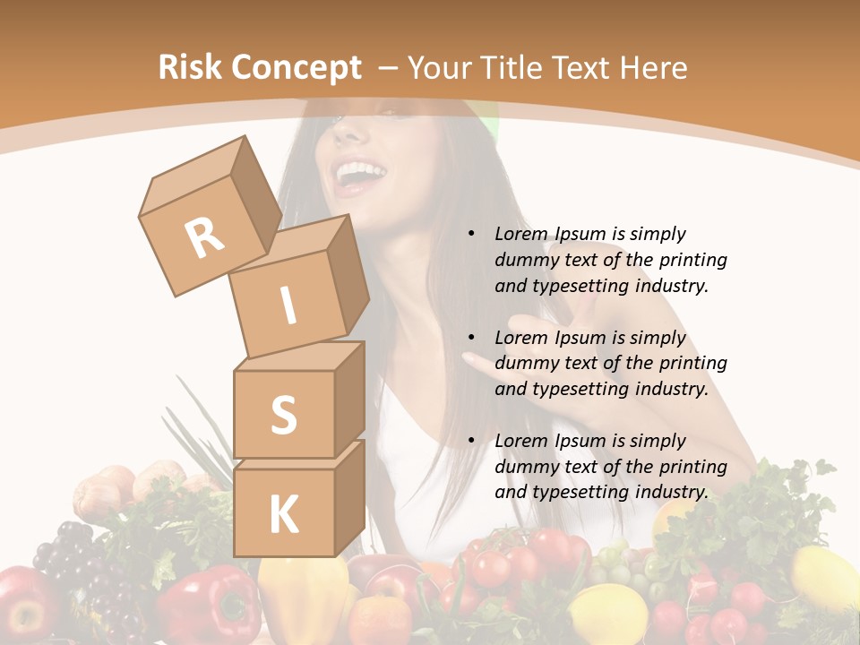 White Person Whiten PowerPoint Template