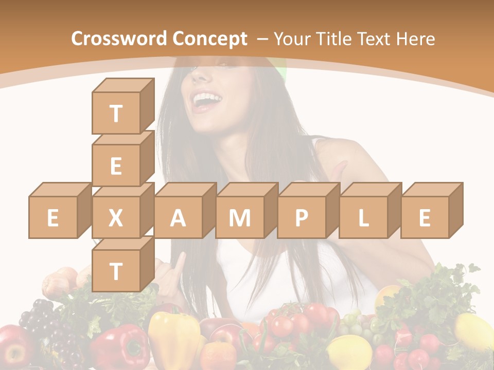 White Person Whiten PowerPoint Template