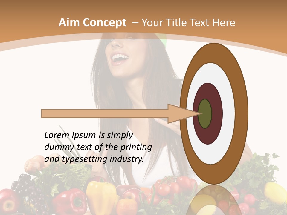 White Person Whiten PowerPoint Template