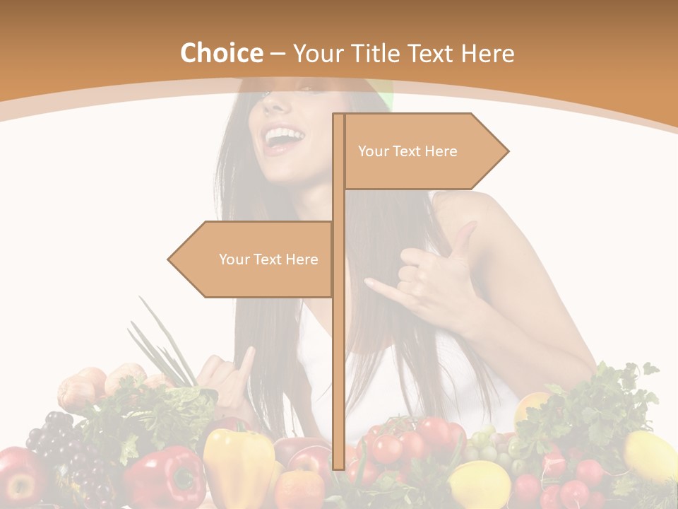 White Person Whiten PowerPoint Template