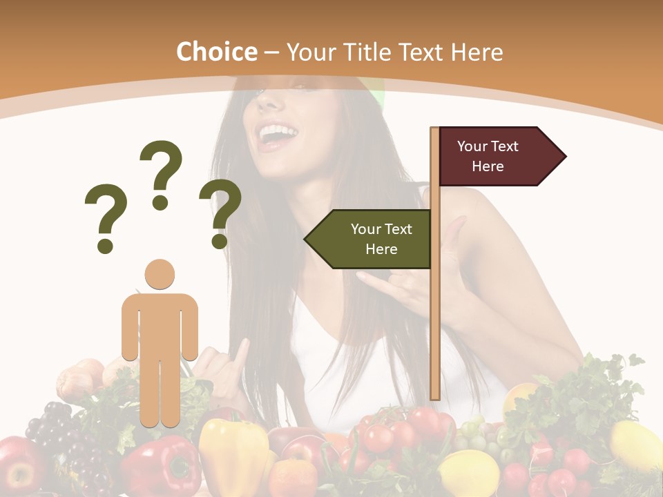 White Person Whiten PowerPoint Template