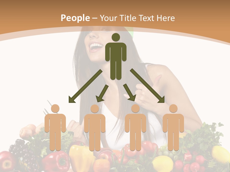 White Person Whiten PowerPoint Template
