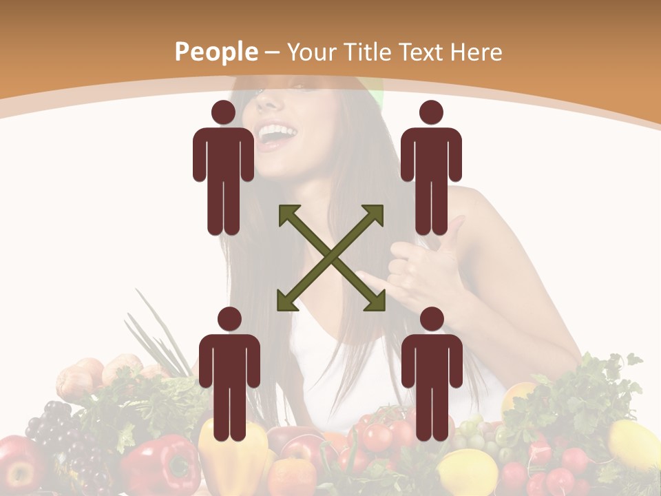 White Person Whiten PowerPoint Template