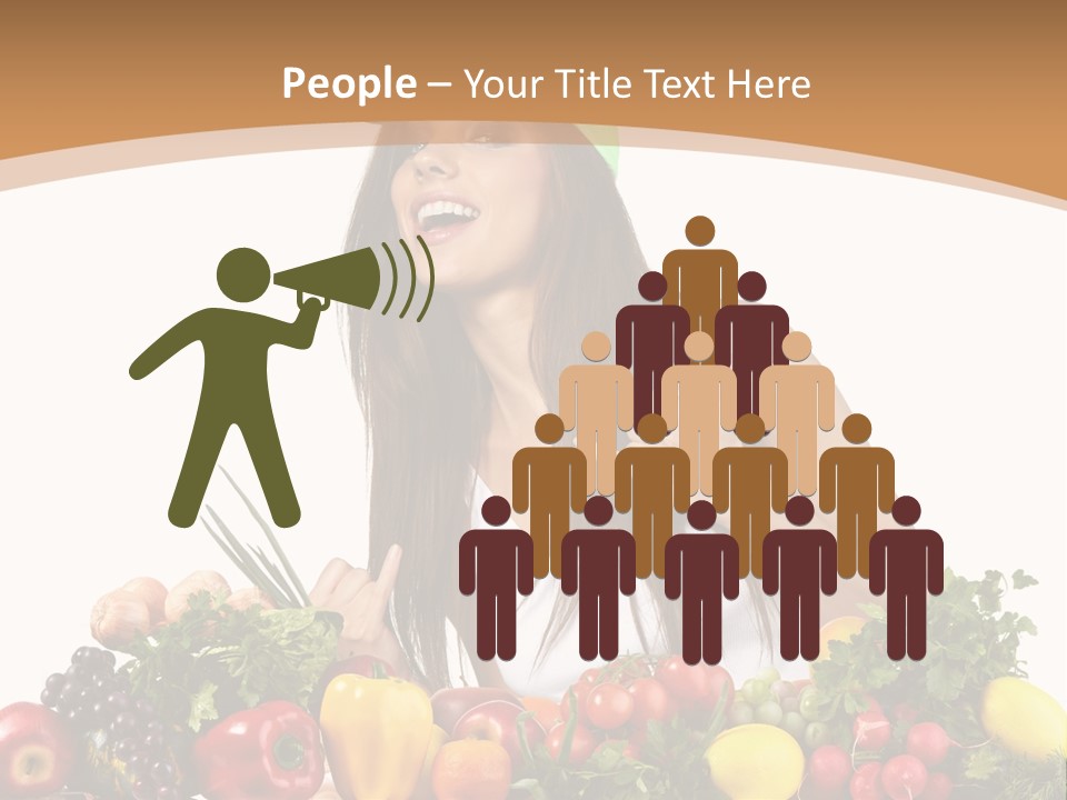 White Person Whiten PowerPoint Template