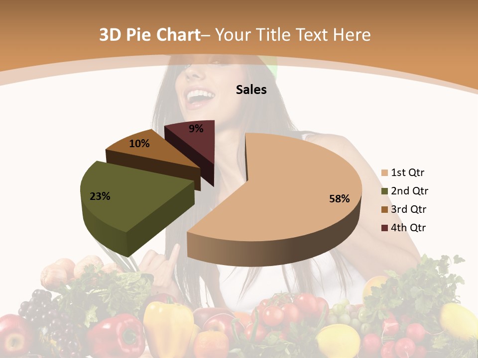 White Person Whiten PowerPoint Template