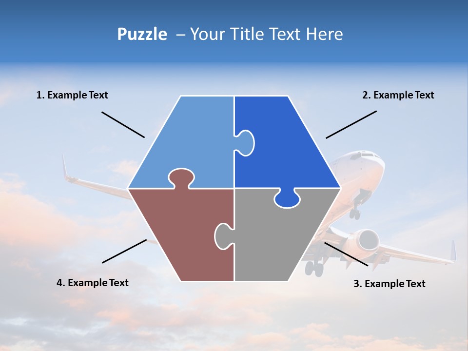 Landing Aeroplane Boeing PowerPoint Template