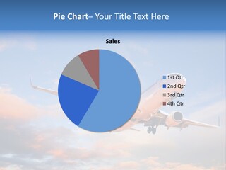 Landing Aeroplane Boeing PowerPoint Template