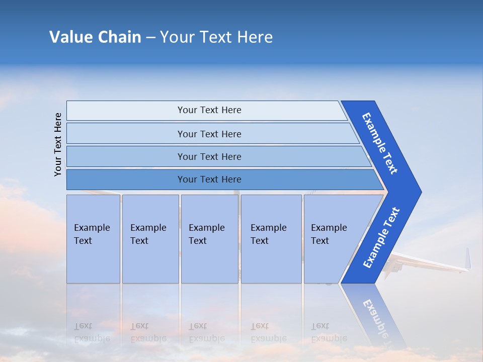 Landing Aeroplane Boeing PowerPoint Template