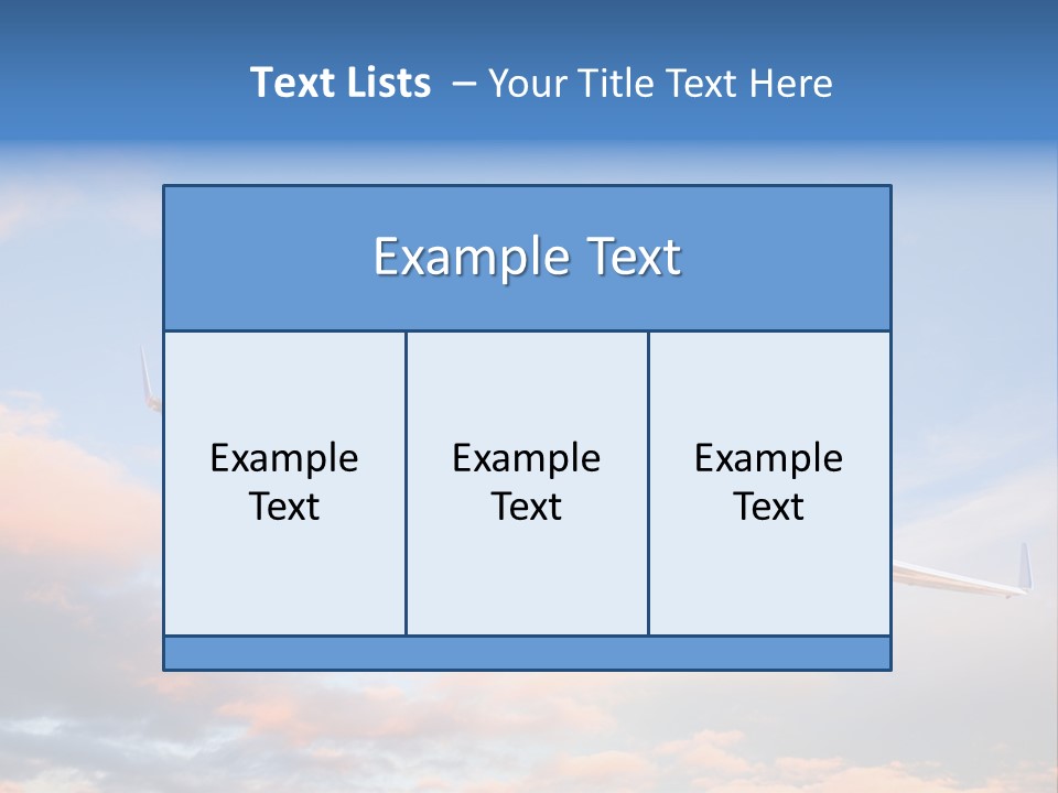 Landing Aeroplane Boeing PowerPoint Template