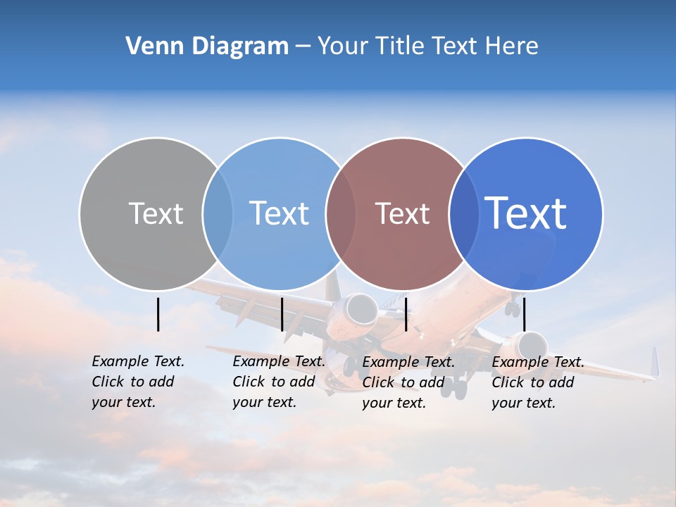 Landing Aeroplane Boeing PowerPoint Template
