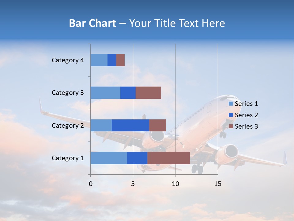 Landing Aeroplane Boeing PowerPoint Template