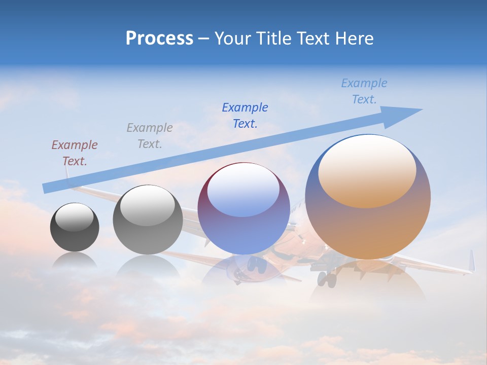 Landing Aeroplane Boeing PowerPoint Template