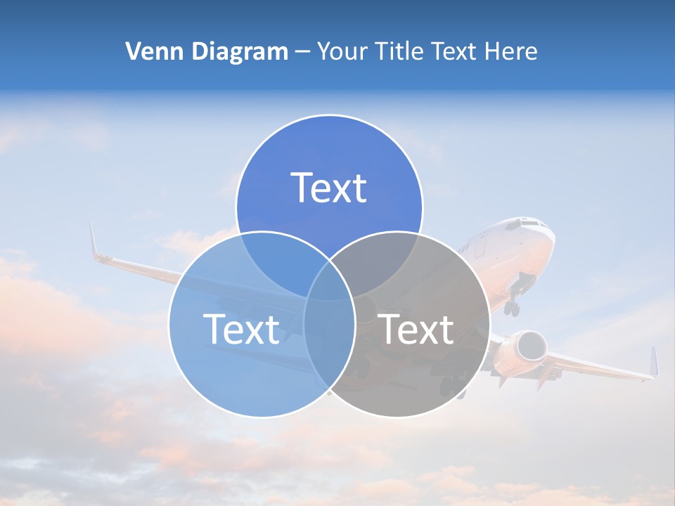 Landing Aeroplane Boeing PowerPoint Template