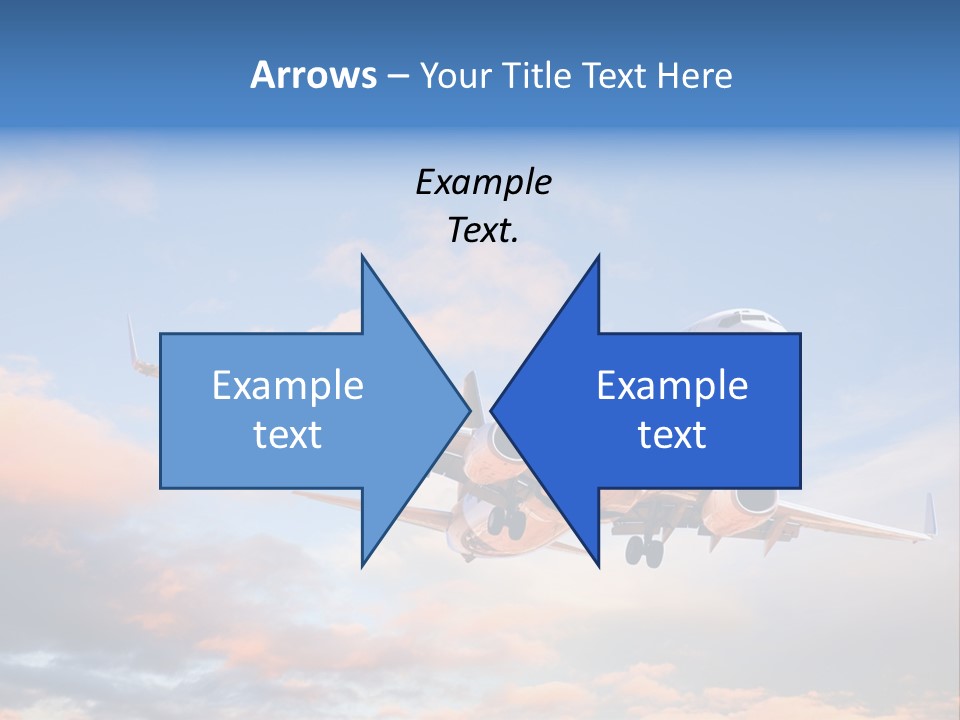 Landing Aeroplane Boeing PowerPoint Template