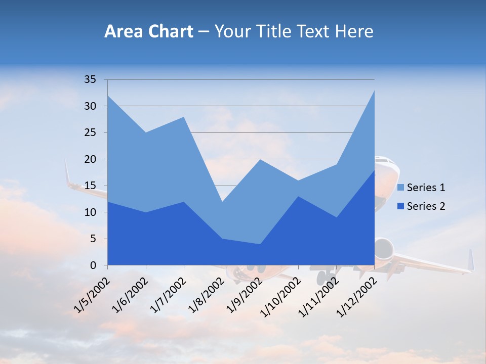 Landing Aeroplane Boeing PowerPoint Template