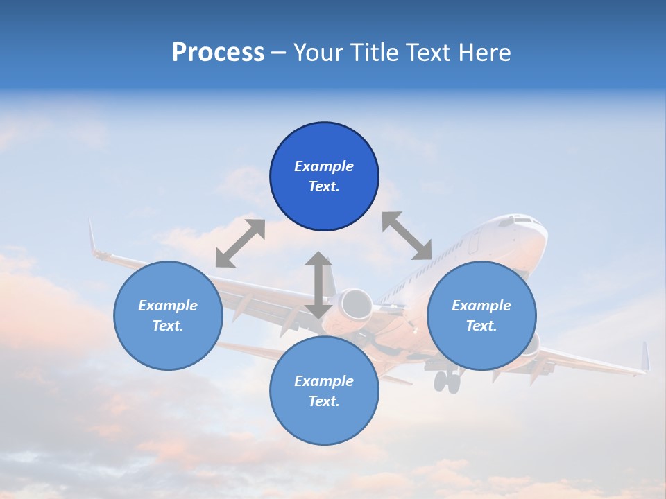 Landing Aeroplane Boeing PowerPoint Template