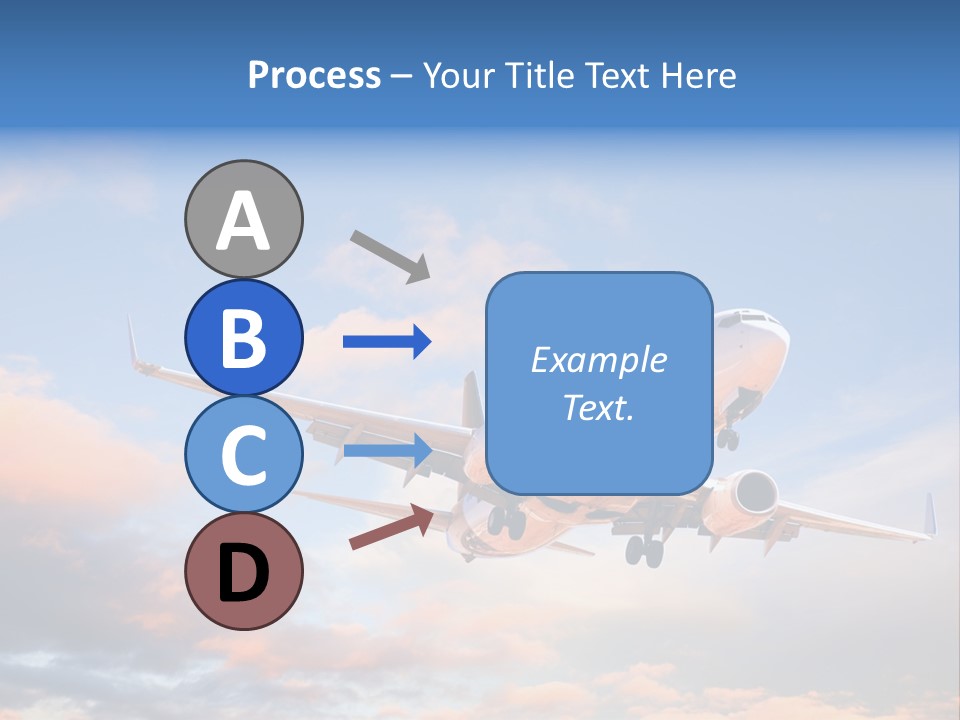 Landing Aeroplane Boeing PowerPoint Template