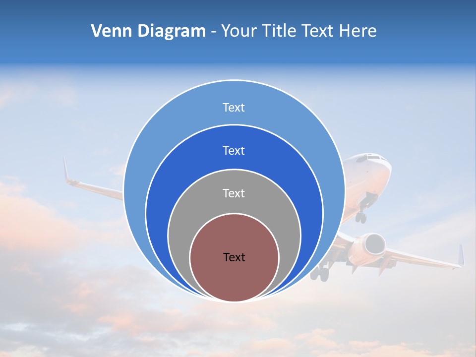 Landing Aeroplane Boeing PowerPoint Template