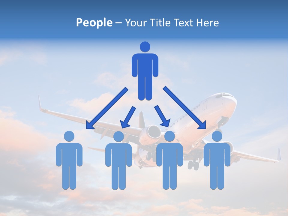 Landing Aeroplane Boeing PowerPoint Template