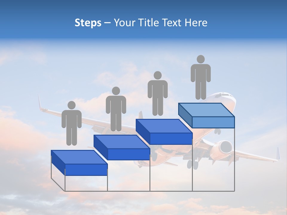 Landing Aeroplane Boeing PowerPoint Template