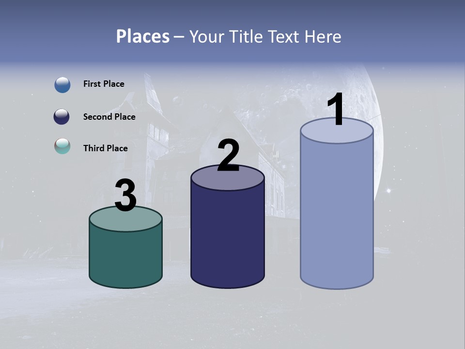 Holiday Darkness Broken PowerPoint Template