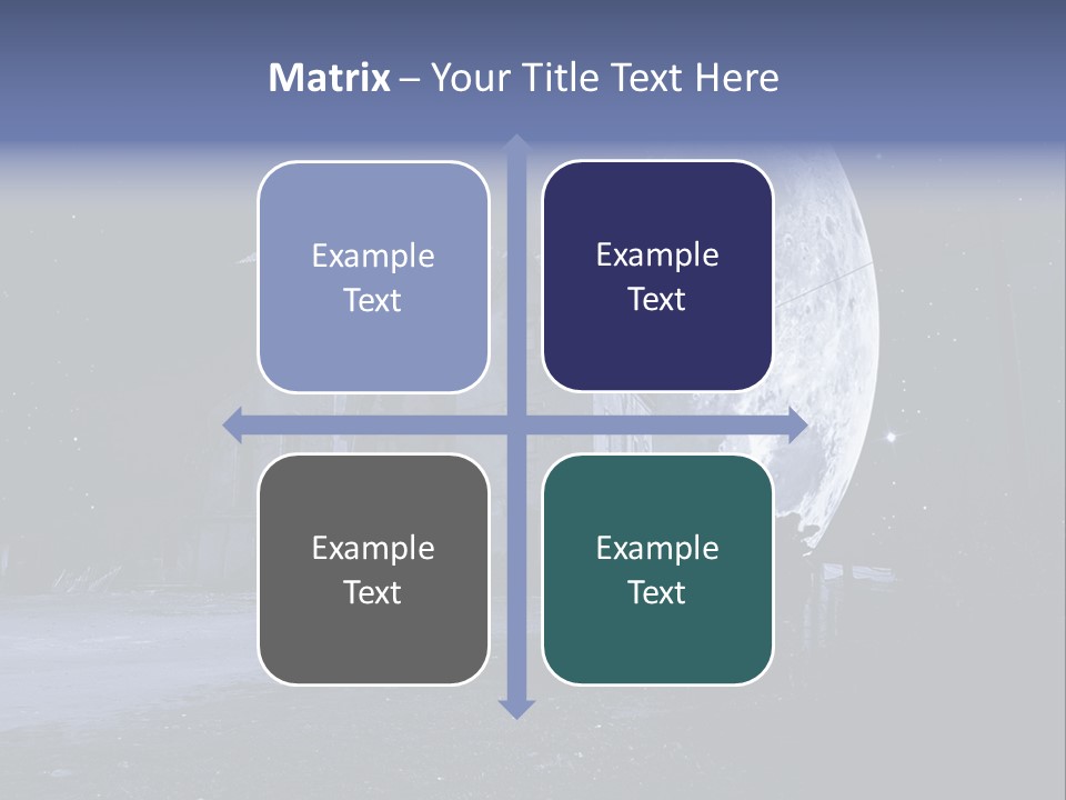 Holiday Darkness Broken PowerPoint Template