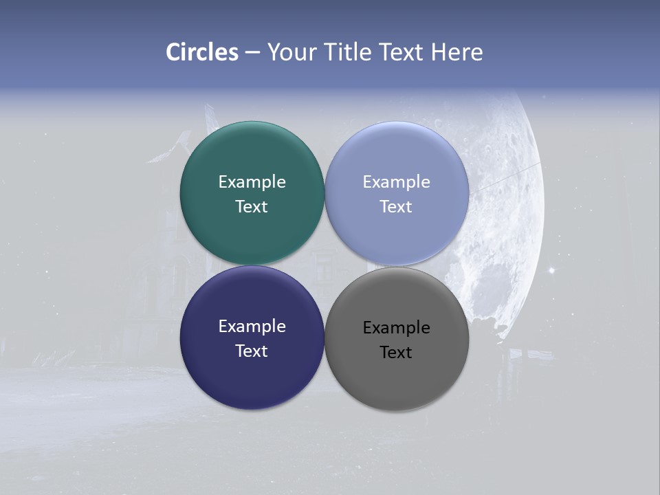 Holiday Darkness Broken PowerPoint Template