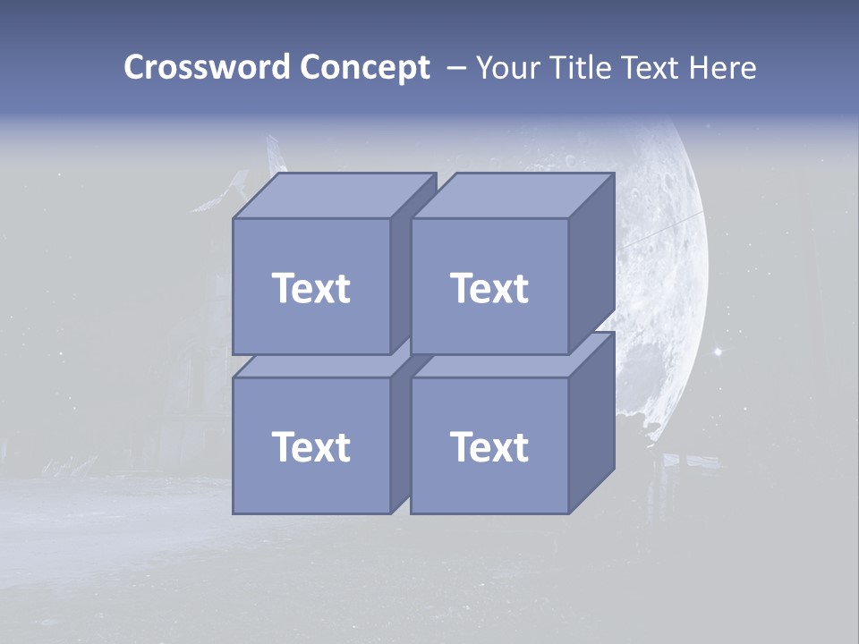 Holiday Darkness Broken PowerPoint Template