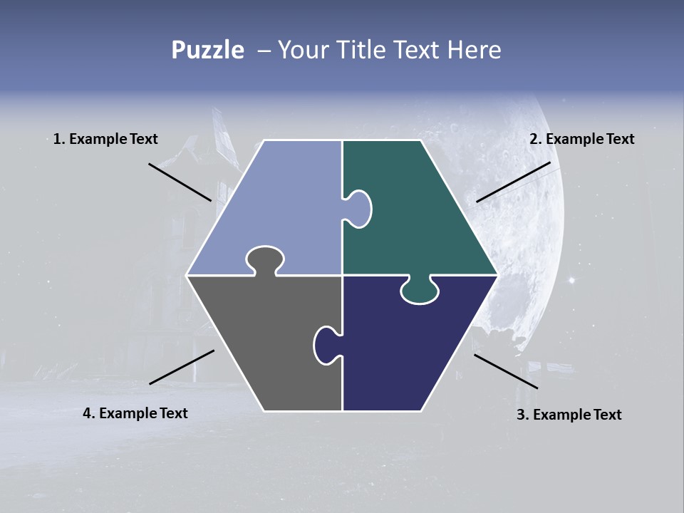 Holiday Darkness Broken PowerPoint Template