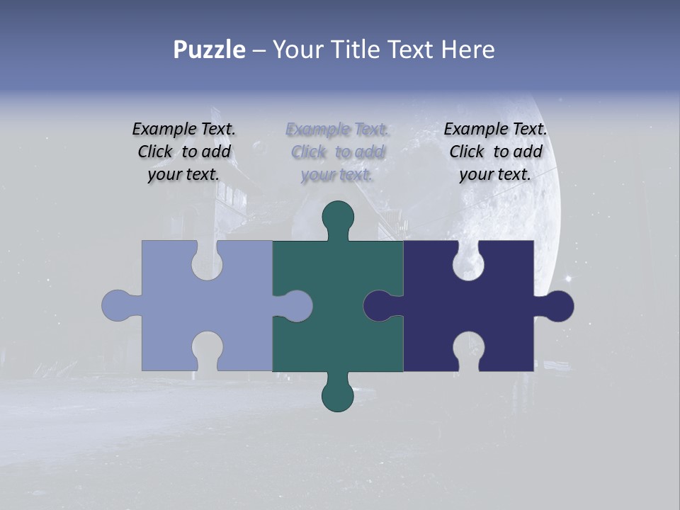 Holiday Darkness Broken PowerPoint Template