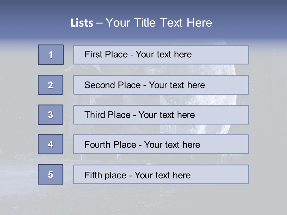 Holiday Darkness Broken PowerPoint Template