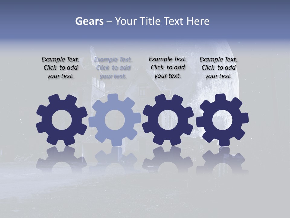 Holiday Darkness Broken PowerPoint Template