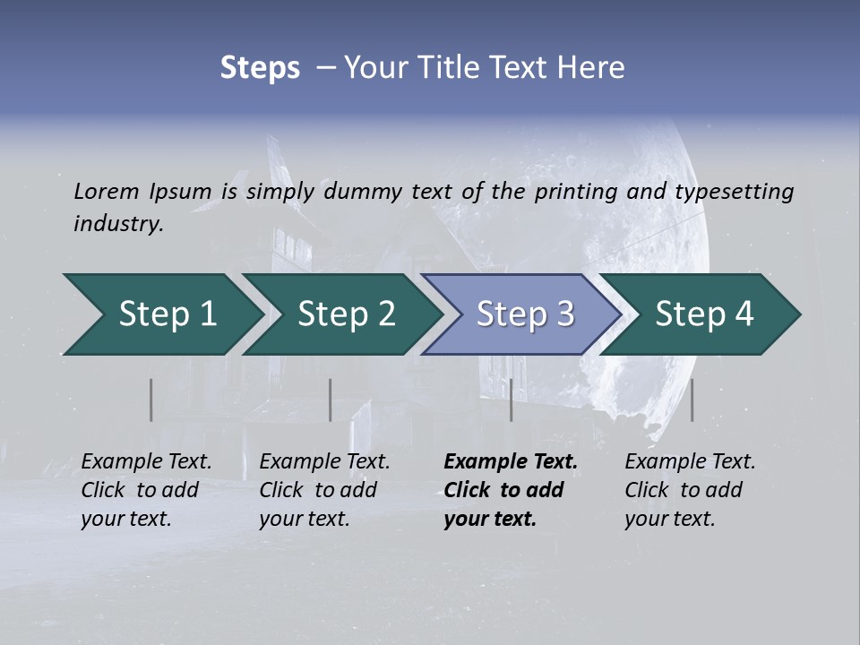 Holiday Darkness Broken PowerPoint Template