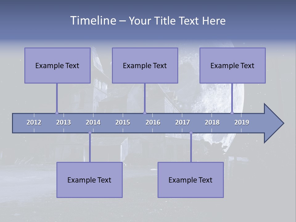 Holiday Darkness Broken PowerPoint Template